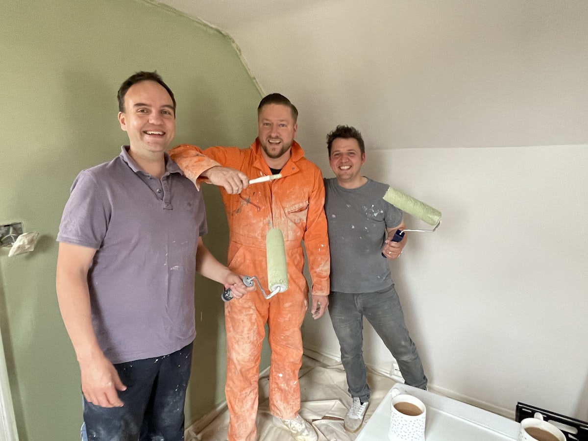 Suffolk Building Society Staff painting for Lighthouse Women's Aid